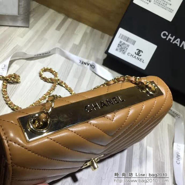 香奈兒CHANEL V982新款新顏色專櫃品質羊皮鏈條小包 DSC1255